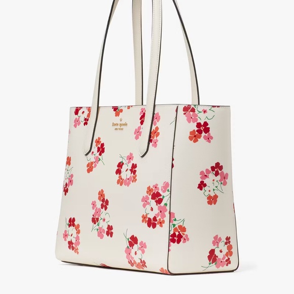 NWT💃Kate Spade Staci Sunny Floral Clusters Printed Medium Tote - Picture 8 of 10